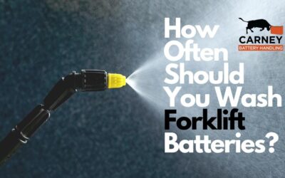 How Often Should You Wash Forklift Batteries?