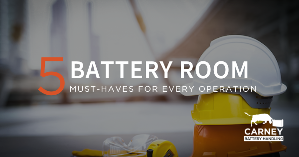 5 essential battery room accessories