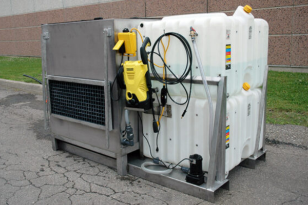 Portable Battery Wash System Feature Image - Carney Battery Handling