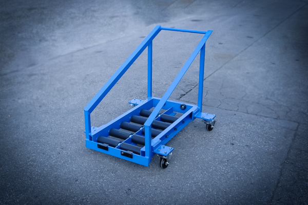 Rolling Transfer Cart Feature Image - Carney Battery Handling