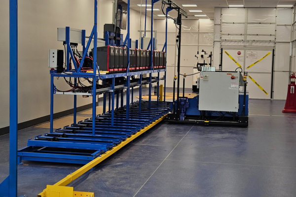 Mini Automatic Battery Changing System 
