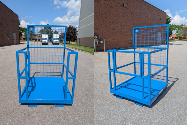 Picker Platform Custom Blue 