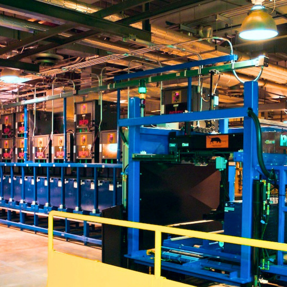 BBH Automated - Egemin Carney Battery Handling Battery Bull Electric Fully Automated - Egemin