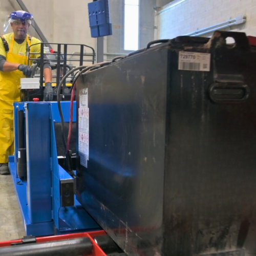 UTE (6) Carney Battery Handling Battery Bull Electric Fully Automated - Egemin